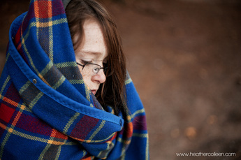 Boy in a flannel blanket Gilmer, Tx